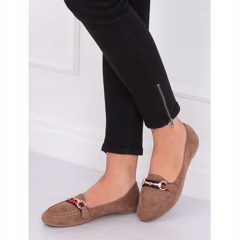 Mocasini dama bej B2027 Kaki 1