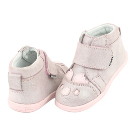 Ghete de velcro Koala Bartek 71150 roz gri 4 Ghete de velcro Koala Bartek 71150 roz gri 4