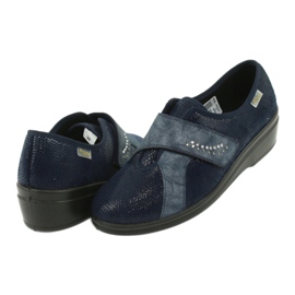 Pantofi de damă Befado pu 032D001 albastru marin 6