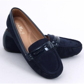 Mocasini dama albastru maro FM2958-3 Albastru albastru marin 2