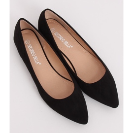 Balerini pentru femei negre P3T1168-6 Negru 2