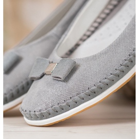 Balerini cu arc VINCEZA gri 2