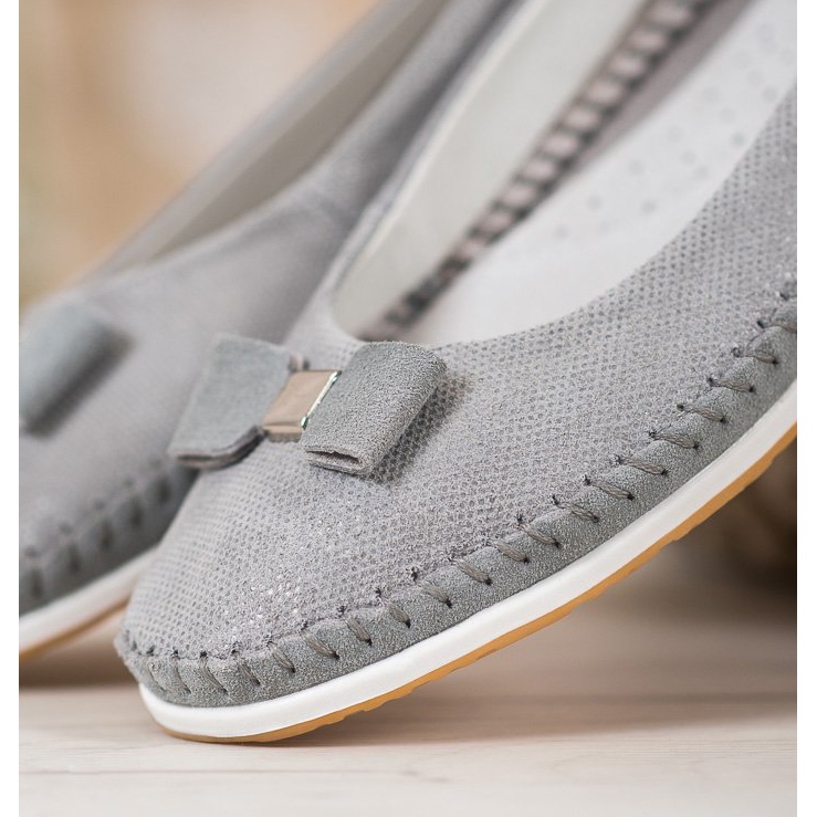 Balerini cu arc VINCEZA gri 2