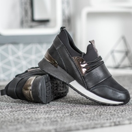 Muto Încălțăminte sport pe platformă negru 2