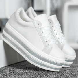 Seastar Adidași pe platforma modei alb 4