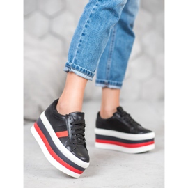 Seastar Încălțăminte pe platforma modei negru multicolor 7