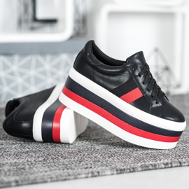 Seastar Încălțăminte pe platforma modei negru multicolor 2