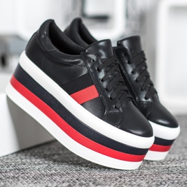 Seastar Încălțăminte pe platforma modei negru multicolor 3