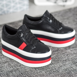 Seastar Încălțăminte pe platforma modei negru multicolor 5