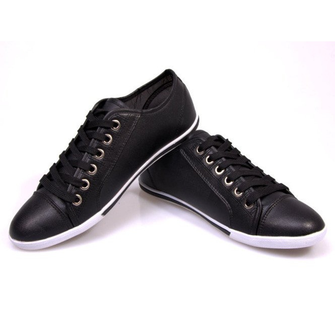 Oldschool Sneakers 187 Negru 2