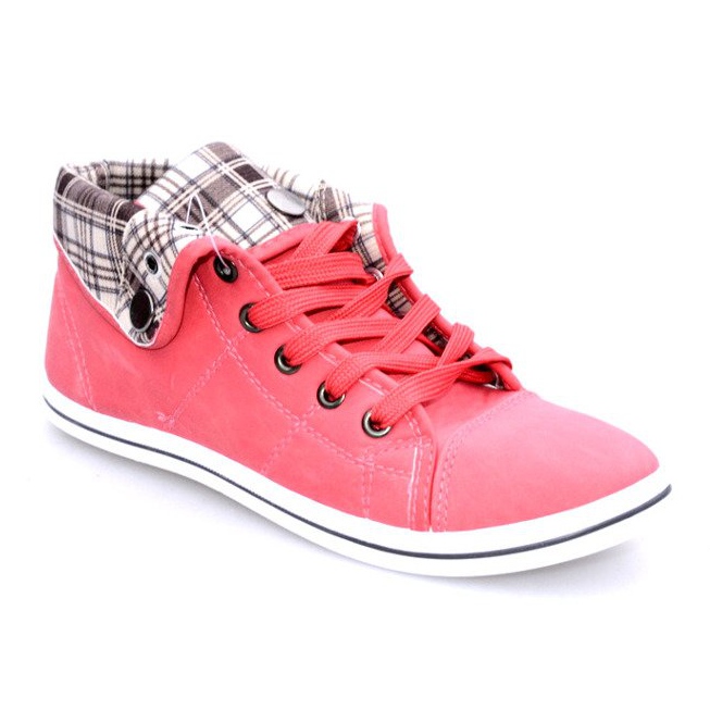 Adidași înalți convertiți DD52 Peach galben 2