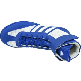 Pantofi Adidas Combat Speed ​​5 M F99972 alb albastru 2