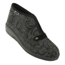Pantofi de damă Befado pu 031D036 negru gri 2