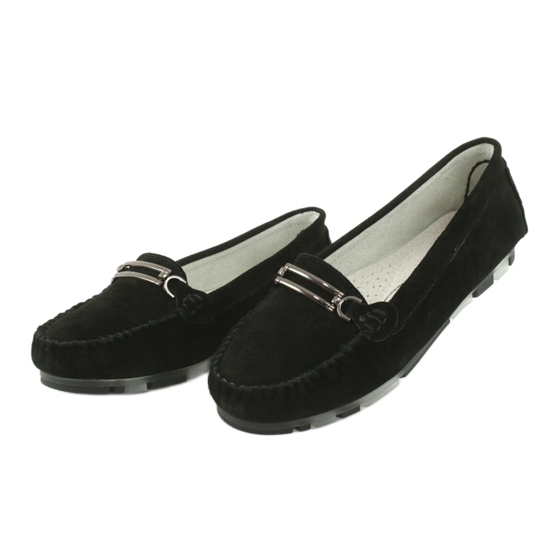 Mocasini Filippo DP1202 din piele de capră negru 3