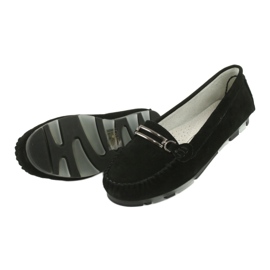 Mocasini Filippo DP1202 din piele de capră negru 5