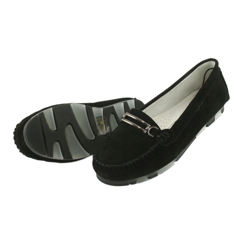 Mocasini Filippo DP1202 din piele de capră negru 5