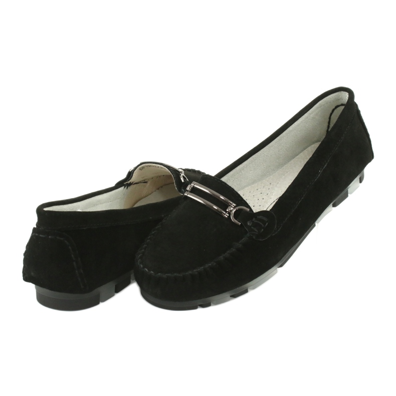 Mocasini Filippo DP1202 din piele de capră negru 4