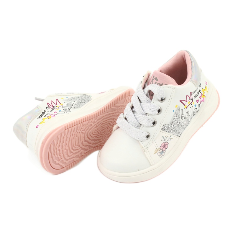 American Club Pantofi sport pentru fete cu un Star GC15 White alb 5 American Club Pantofi sport pentru fete cu un Star GC15 White alb 5