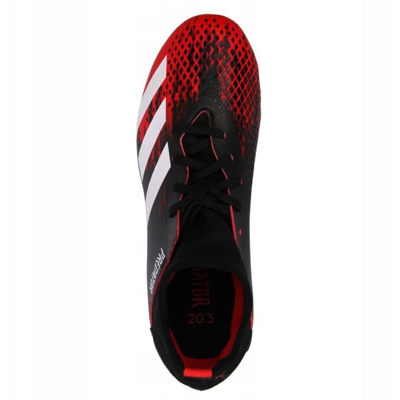 Ghete de fotbal Adidas Predator 20.3 Fg Jr EF1930 multicolor negru 1