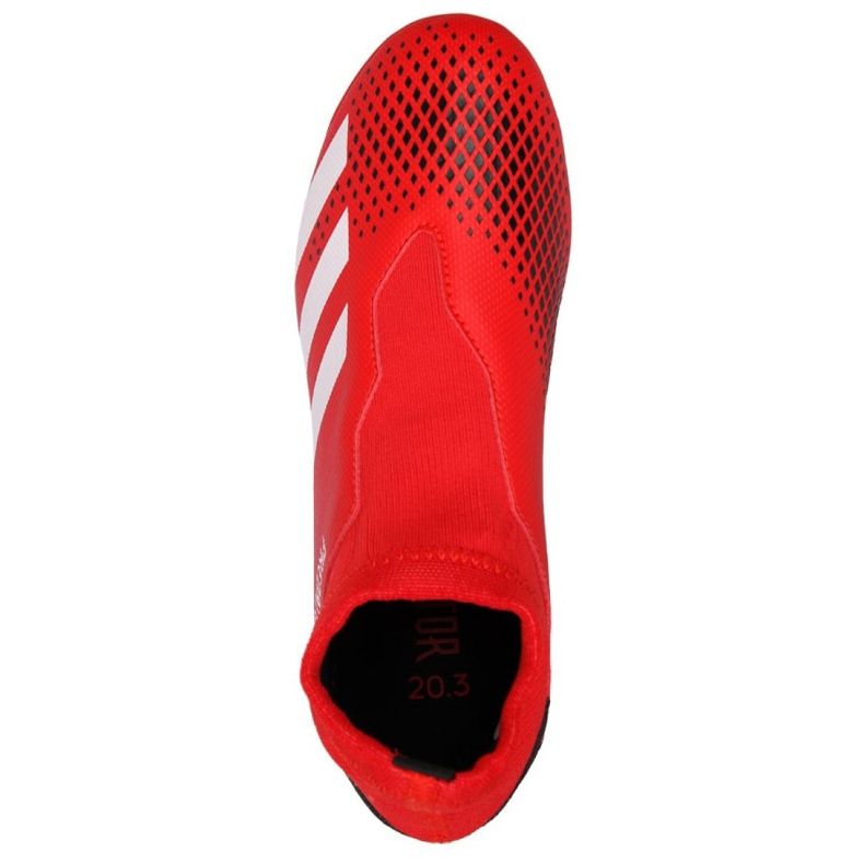 Ghete de fotbal Adidas Predator 20.3 Ll Fg Jr EF1907 roșu roșu 1