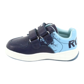 Pantofi sport American Club GC18 cu velcro albastru marin albastru 2