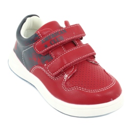 American Club Pantofi sport roșii/bleumarin albastru velcro roșu 1 American Club Pantofi sport roșii/bleumarin albastru velcro roșu 1