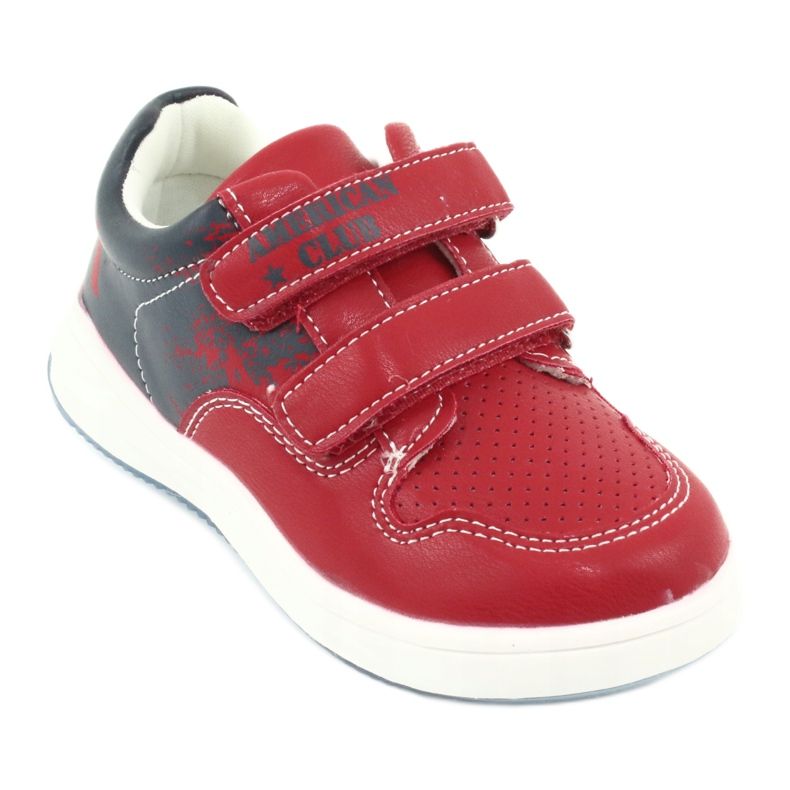 American Club Pantofi sport roșii/bleumarin albastru velcro roșu 1 American Club Pantofi sport roșii/bleumarin albastru velcro roșu 1