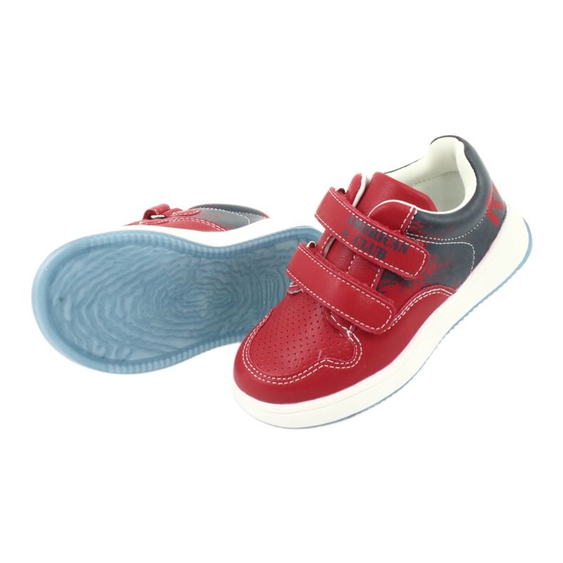 American Club Pantofi sport roșii/bleumarin albastru velcro roșu 5 American Club Pantofi sport roșii/bleumarin albastru velcro roșu 5