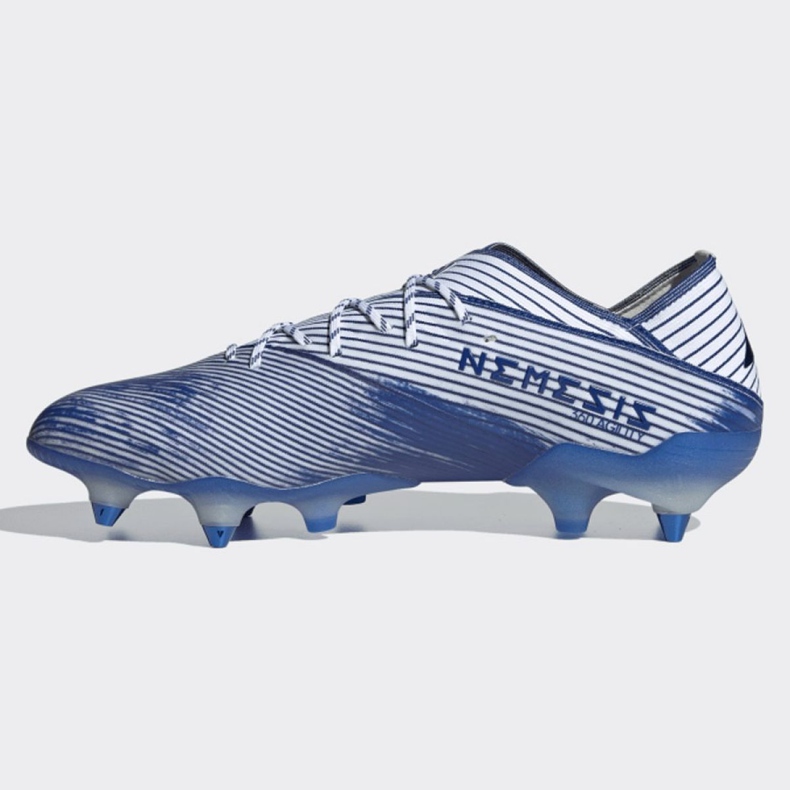 Ghete de fotbal Adidas Nemeziz 19.1 Sg M FU8497 albastru albastru 1