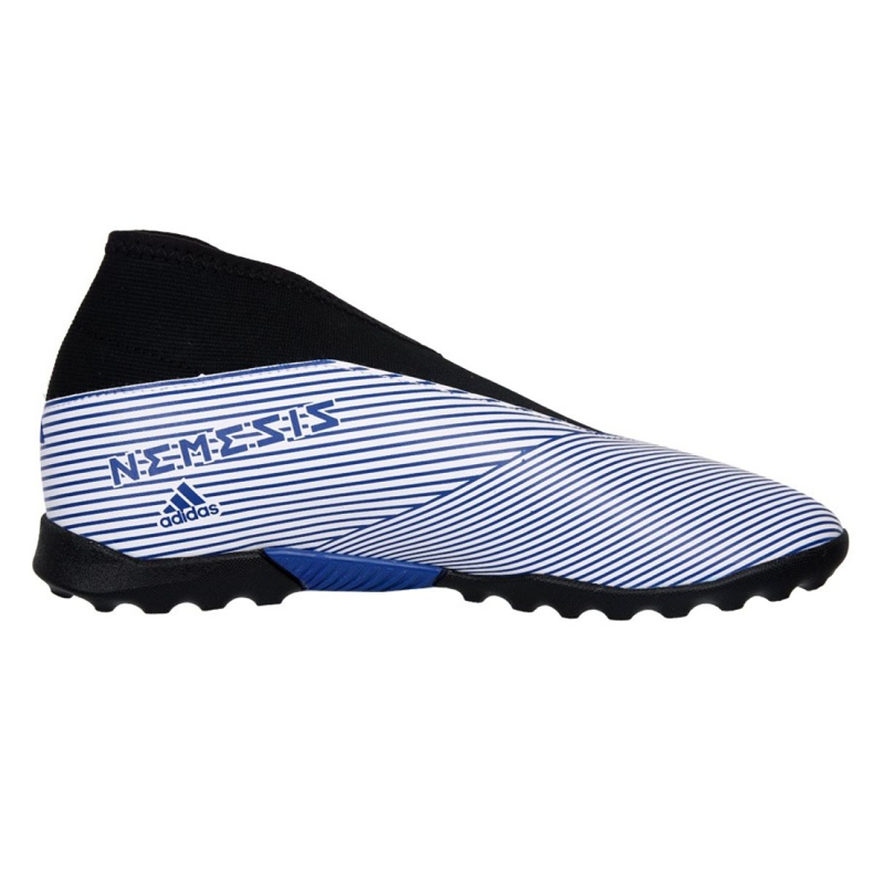 Ghete de fotbal Adidas Nemeziz 19.3 Ll Tf Jr EH0017 alb alb 1