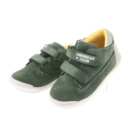Cizme cu Velcro American Club GC22 gri verde 3
