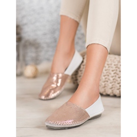 Slipon din piele VINCEZA alb galben 2 Slipon din piele VINCEZA alb galben 2