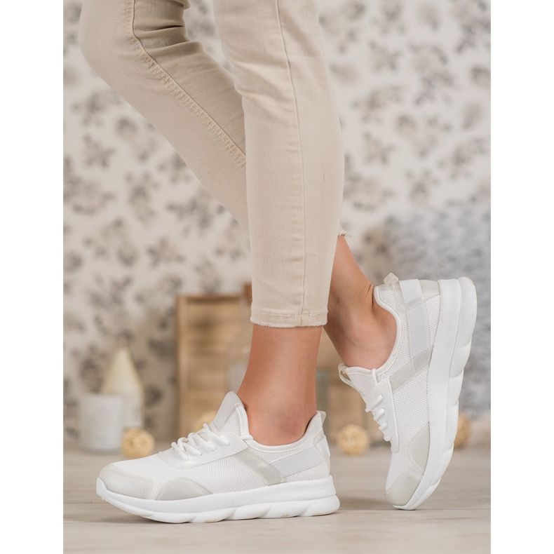 Marquiz Pantofi sport de alunecare alb 2