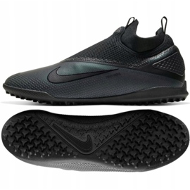 Pantof de fotbal Nike React Phantom Vsn 2 Pro Df Tf M CD4174-010 negru negru 2