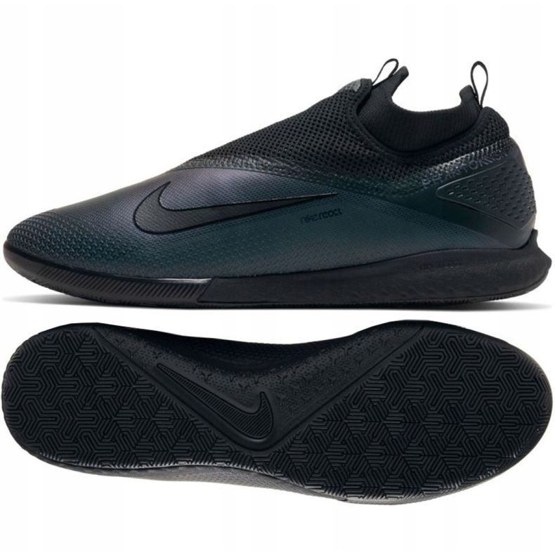 Încălțăminte de interior Nike React Phantom Vsn 2 Pro Df Ic M CD4170-010 negru negru 2