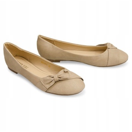 Balerini cu arc 816 Taupe multicolor 1