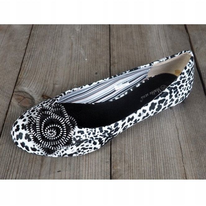 Ballerine Beautiful Decoration 369-15 Negru alb 1