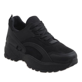 Pantofi sport negri la modă A88-18 negru 1