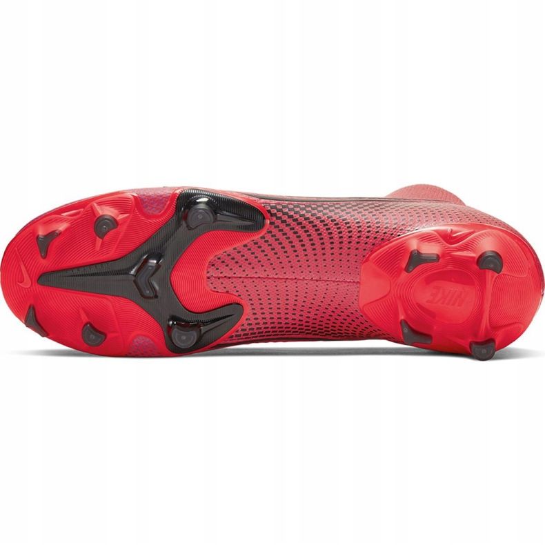 Pantofi de fotbal Nike Mercurial Superfly 7 Academy FG / MG M AT7946 606 albastru marin roșu 2