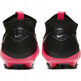 Pantofi de fotbal Nike Phantom Vsn 2 Elite Df FG / MG Jr CD4062-606 roz roșu-roz, negru 4