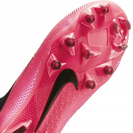 Pantofi de fotbal Nike Phantom Vsn 2 Elite Df FG / MG Jr CD4062-606 roz roșu-roz, negru 7