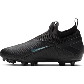 Pantofi de fotbal Nike Phantom Vsn 2 Academy Df FG / MG Jr CD4059-010 negru negru 2 Pantofi de fotbal Nike Phantom Vsn 2 Academy Df FG / MG Jr CD4059-010 negru negru 2