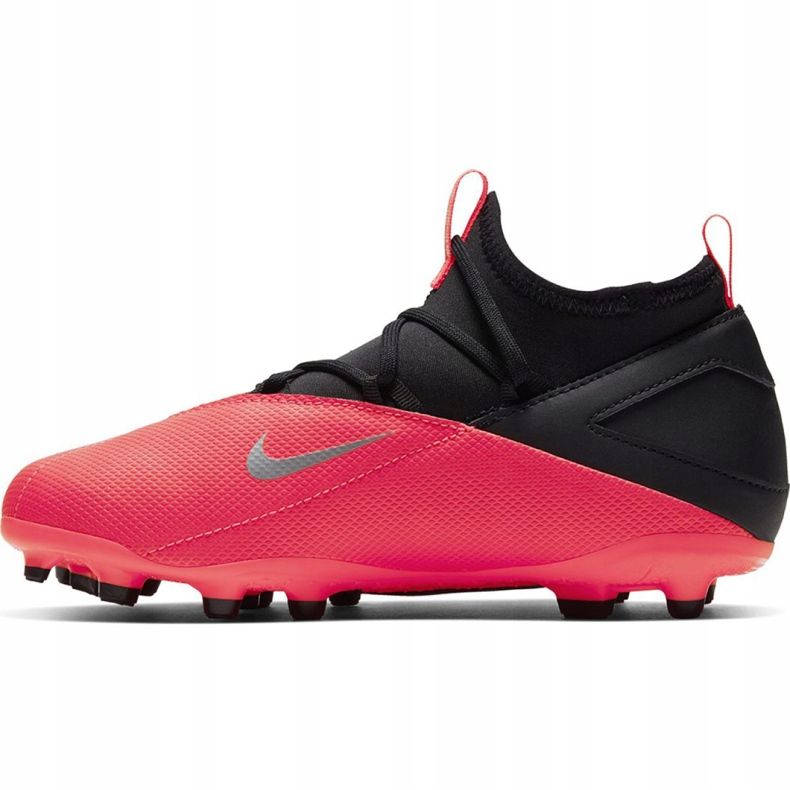 Pantofi de fotbal Nike Phantom Vsn 2 Club Df FG / MG Jr CD4061-606 roșu roșu 2 Pantofi de fotbal Nike Phantom Vsn 2 Club Df FG / MG Jr CD4061-606 roșu roșu 2