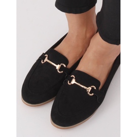 Mocasini negri pentru femei negri T355P Negru 2 Mocasini negri pentru femei negri T355P Negru 2
