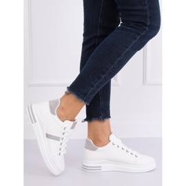 Încălțăminte de sport albă pentru femei BL201P Gri 2