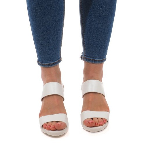 Sandale Wedge EL-18 Alb 1