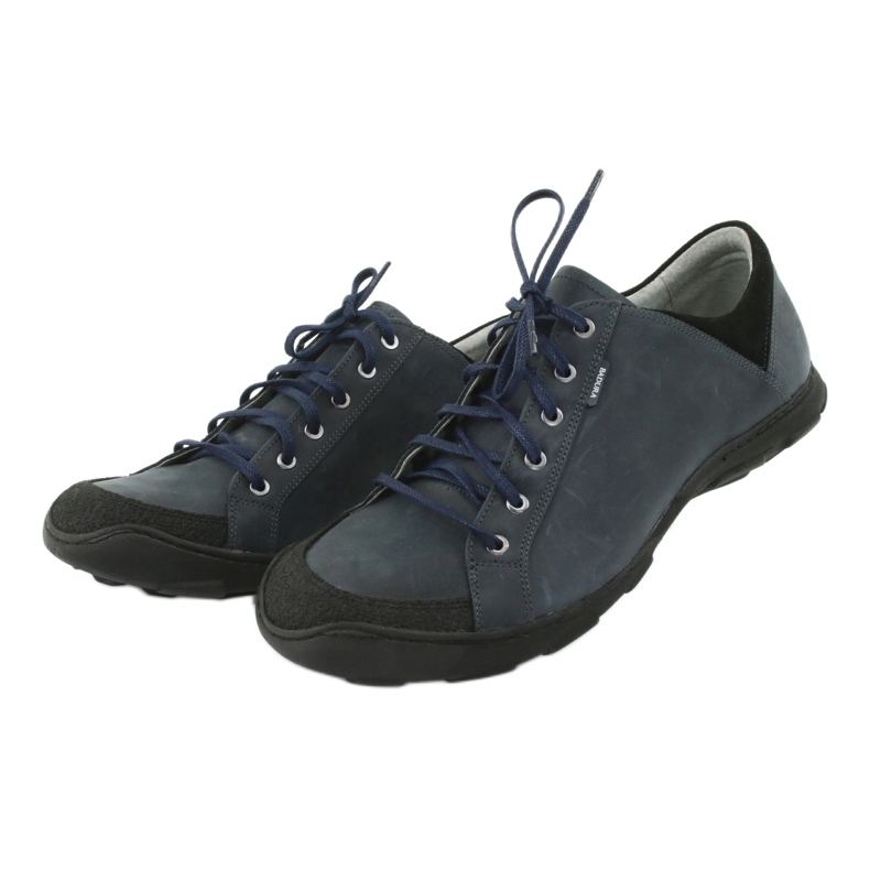 Pantofi sport Grenade Badura 3176 negru albastru marin 3