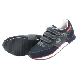 American Club Pantofi RH21 de culoare bleumarin american roșu albastru marin 5