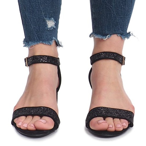 Sandale negre pe postul Montana negru 1