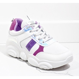 Încălțăminte sport albă la modă pentru femei SJ1929-2 multicolor 1 Încălțăminte sport albă la modă pentru femei SJ1929-2 multicolor 1